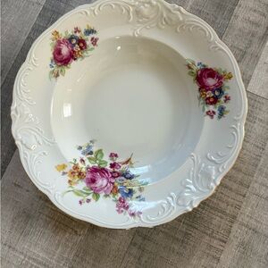 Walbrzych Poland Vintage Enchanted Garden Vegetable Bowl